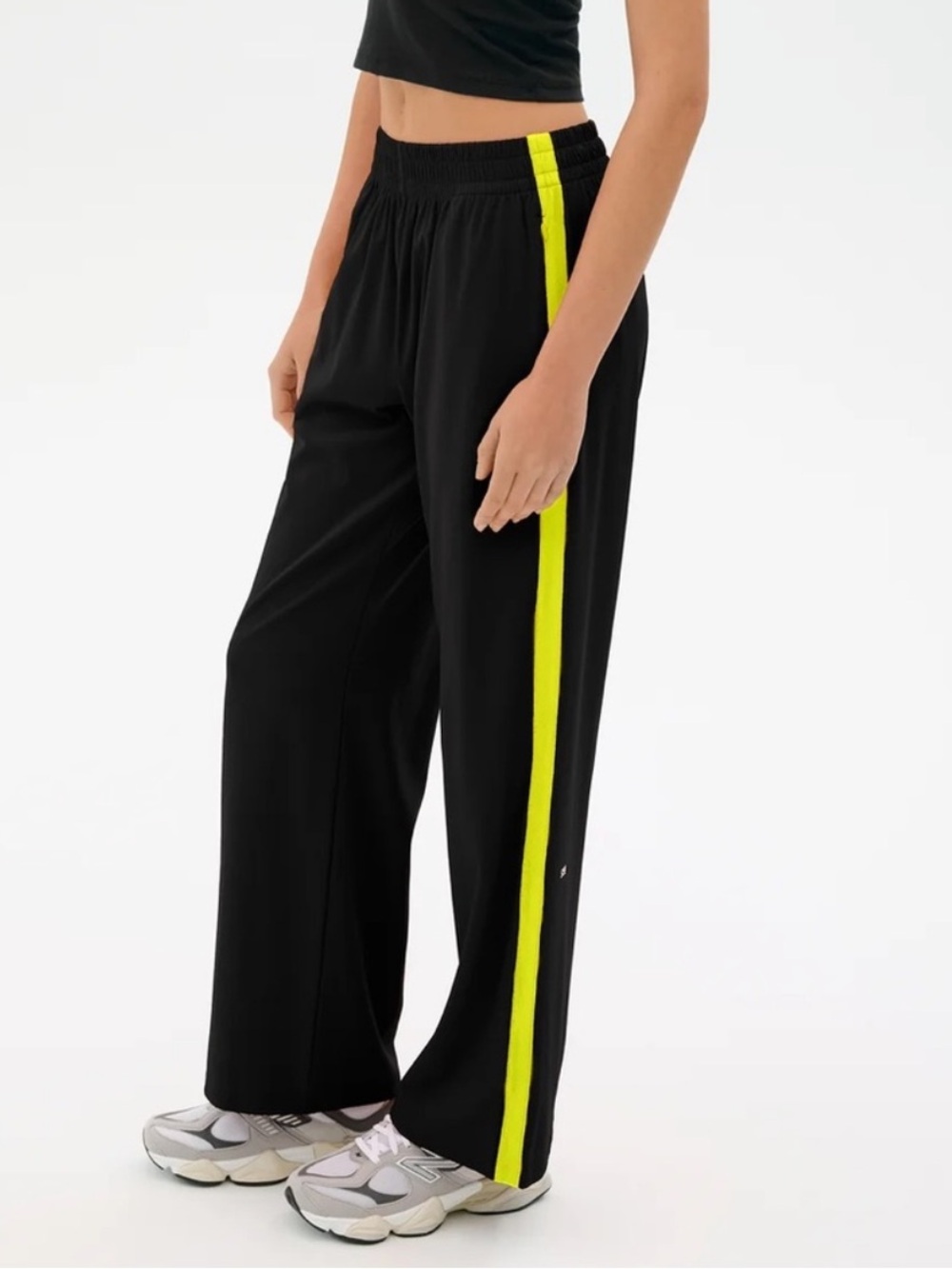 Splits59 Maxie Rigor Track Pants - Black/Yellow - XL